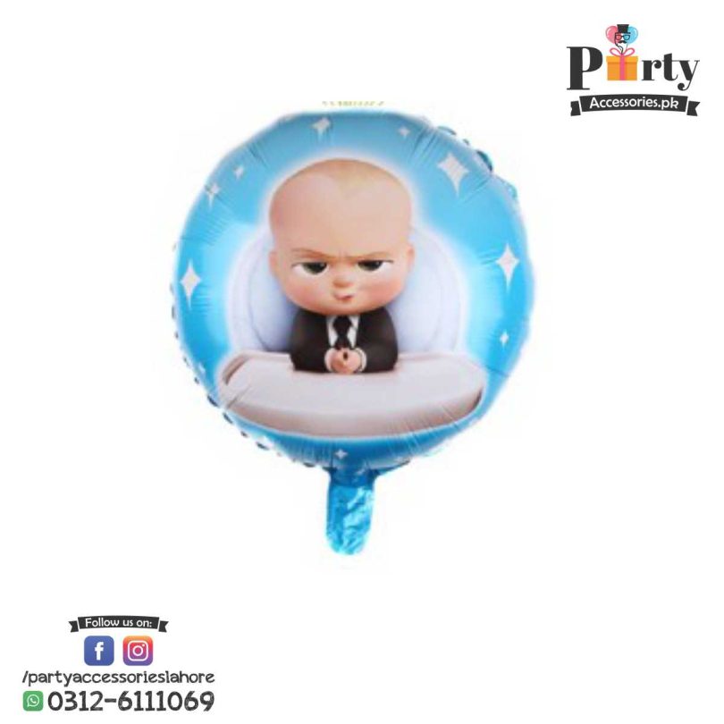 Boss Baby Round shape foil balloon